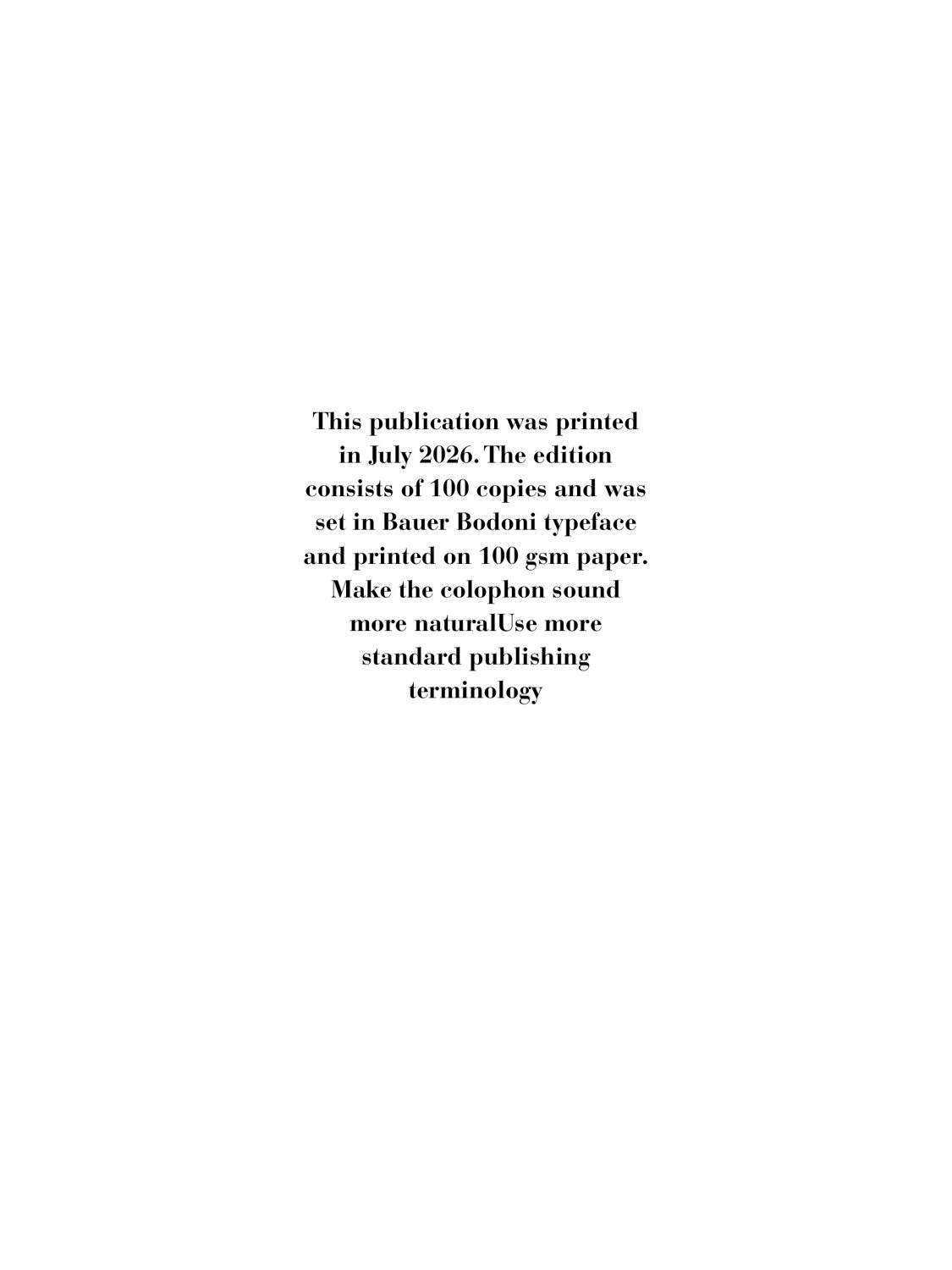 Colophon, by Enya Santamaría